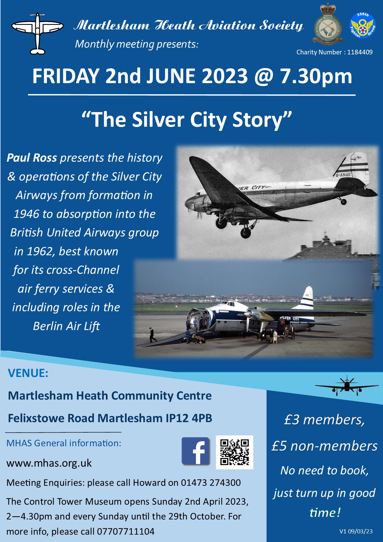Monthly Meeting Martlesham Heath Aviation Society | Flyer Magazines