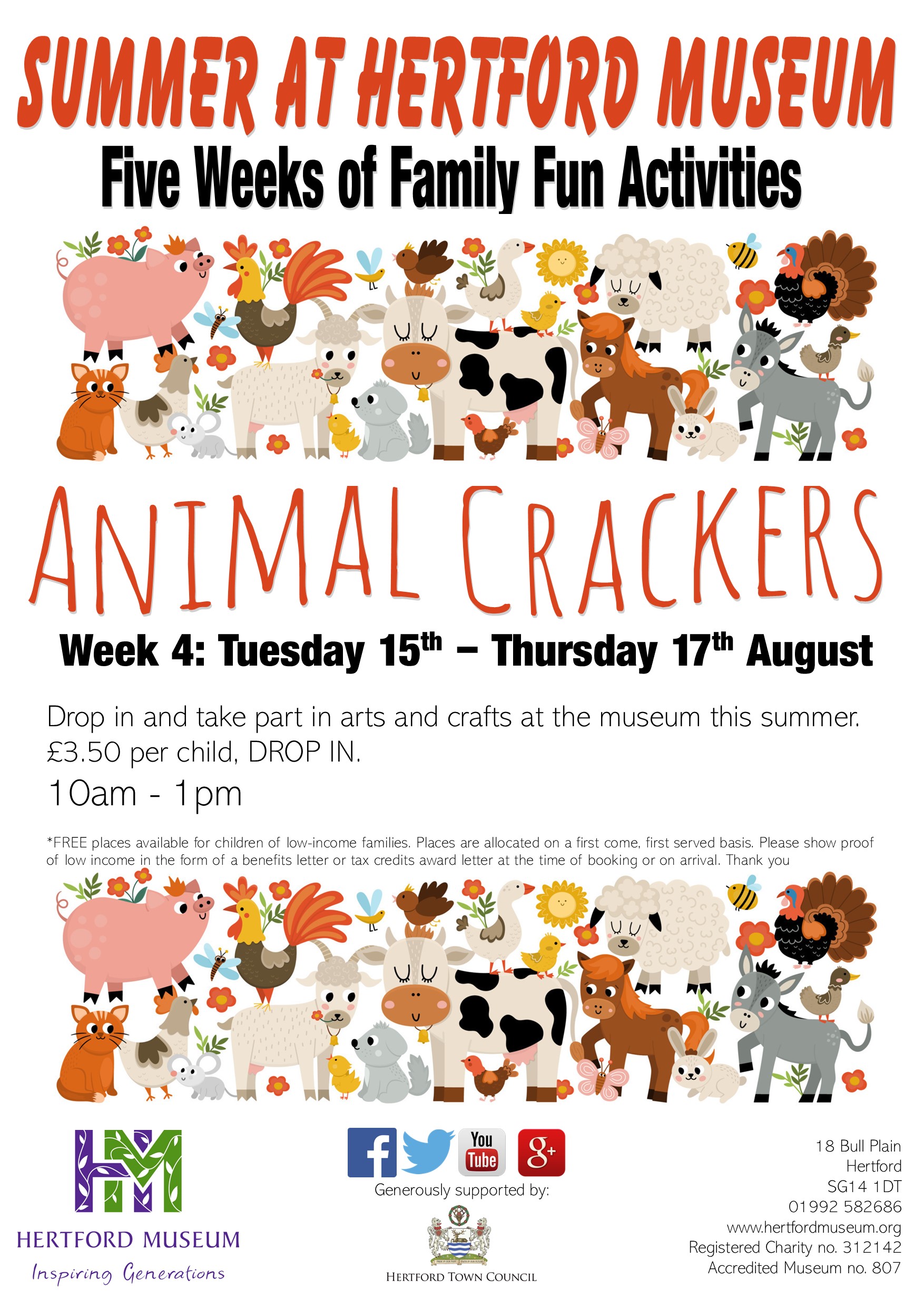 Summer at Hertford Museum: Animal Crackers | Flyer Magazines