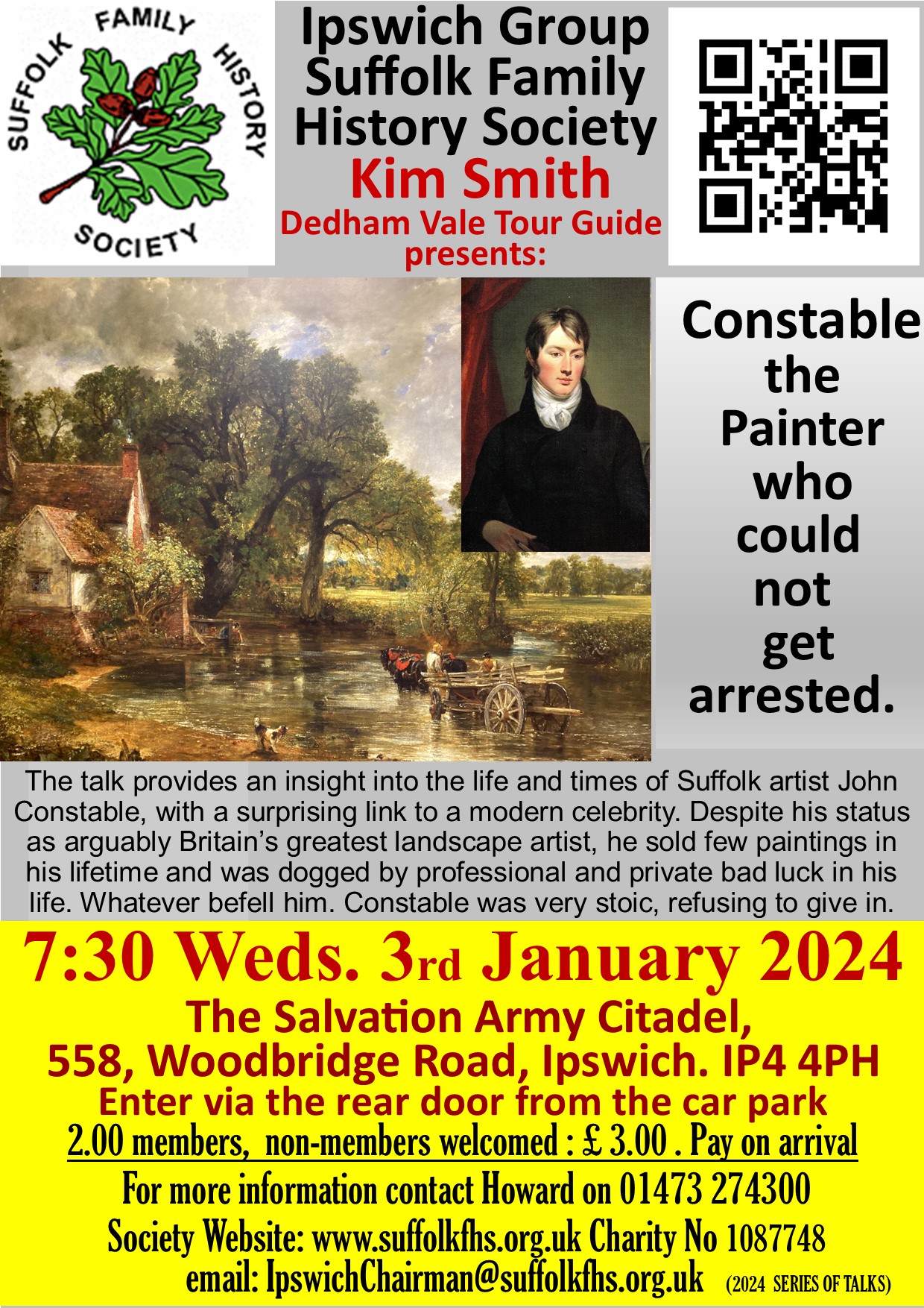 Ipswich Group, Suffolk Family History Society Monthly Meeting | Flyer Magazines
