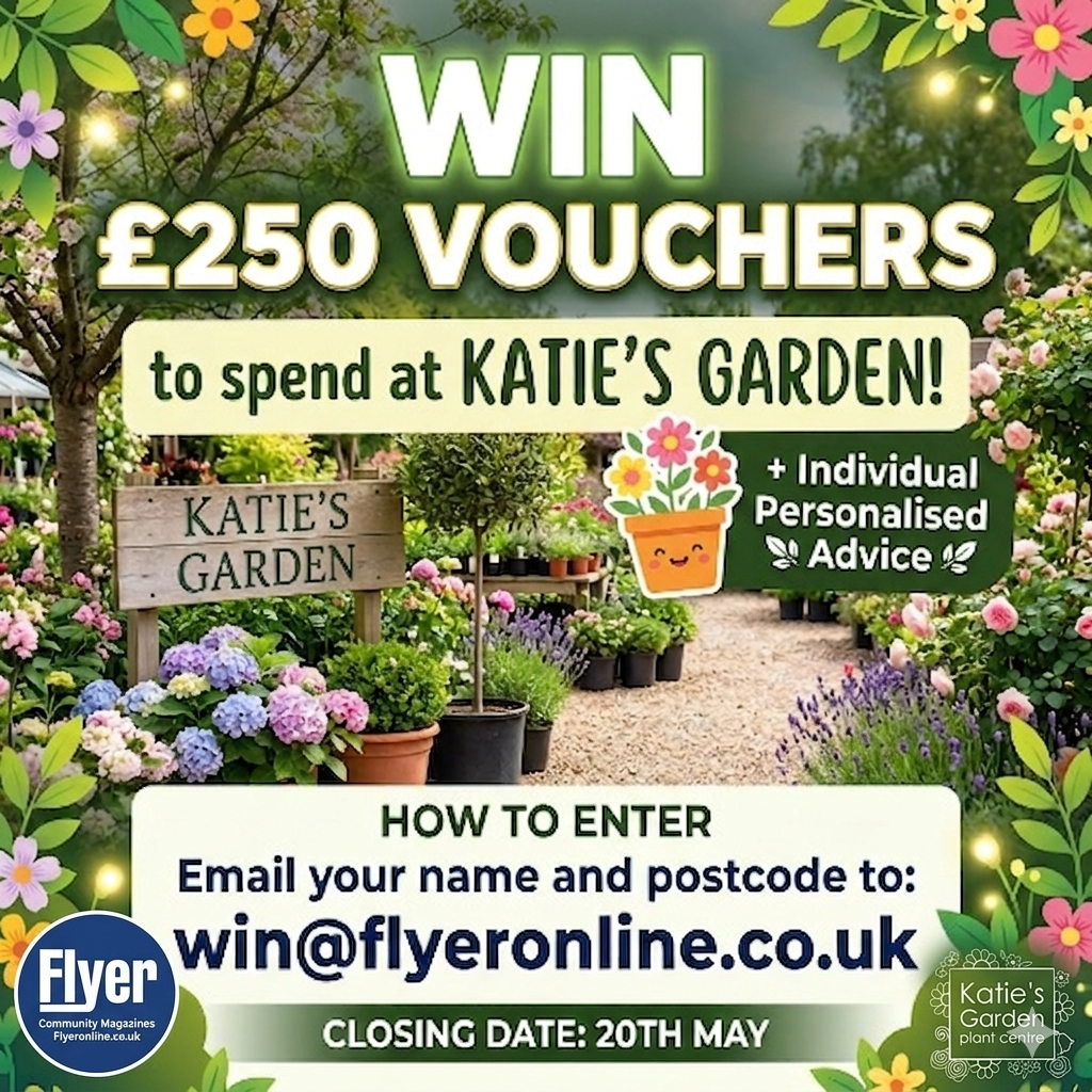 Win £250 in vouchers to spend at Katie's Garden!